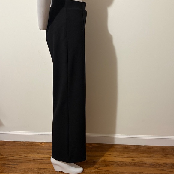 Mango Elegant Black Wide-Leg Trousers Size S - Picture 4 of 13